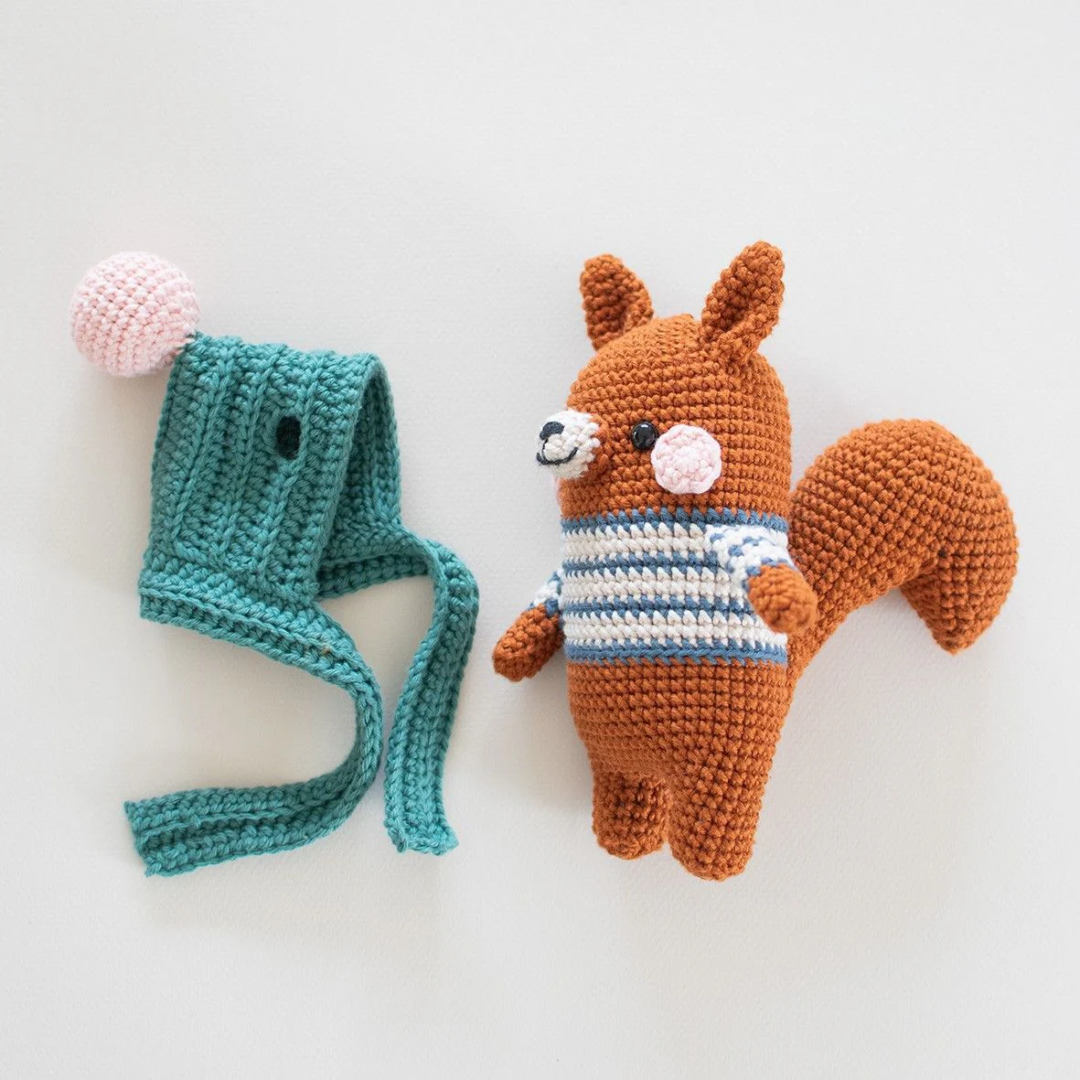 Bruno Squirrel - Virkkauspaketti - Image 6