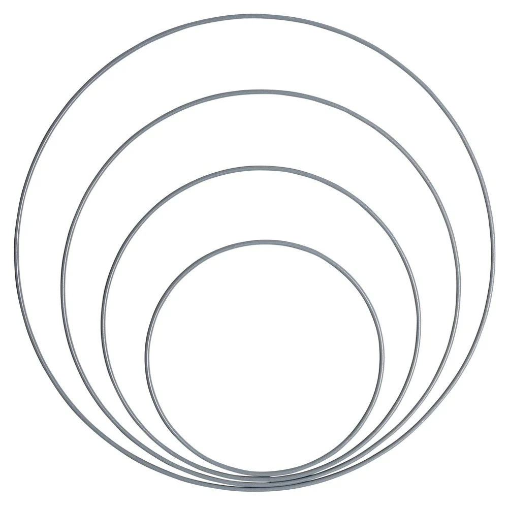 Metallirengas Mix (15, 20, 25 ja 30 cm), 4 kpl