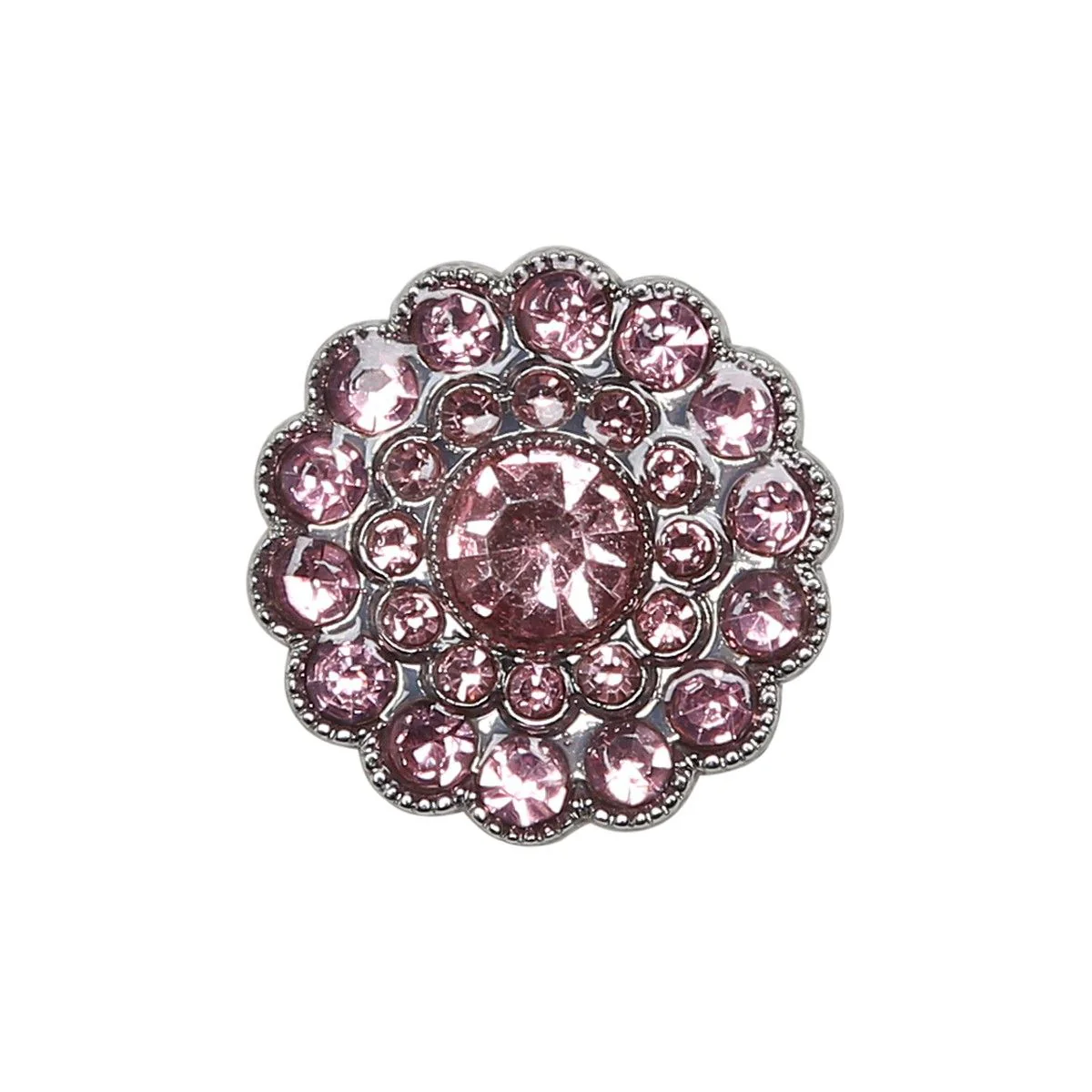 Bling-Napit - Pienet kivet - Vaaleanpunainen - 4 kpl - Image 6