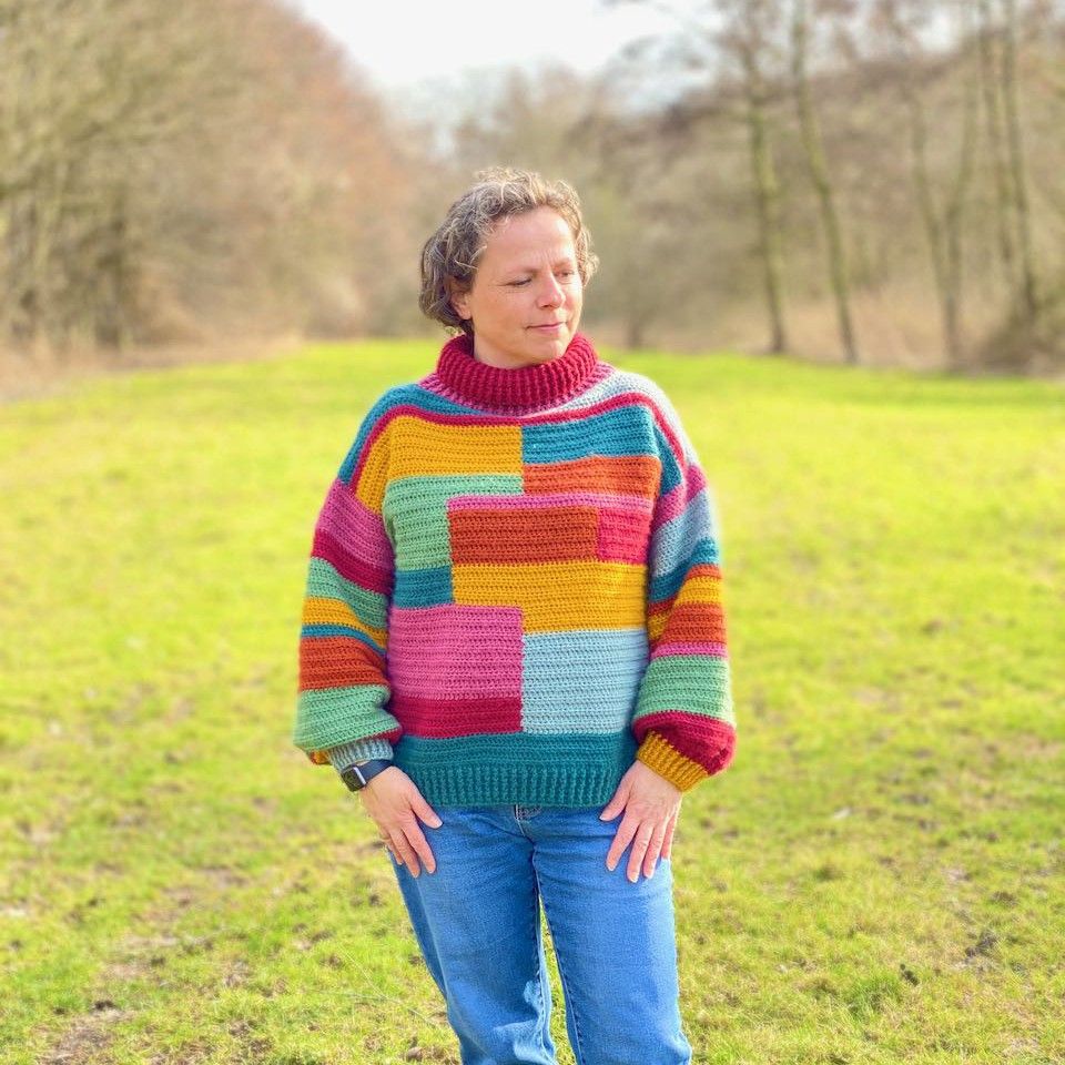 Colour Block - Sweater - Image 5
