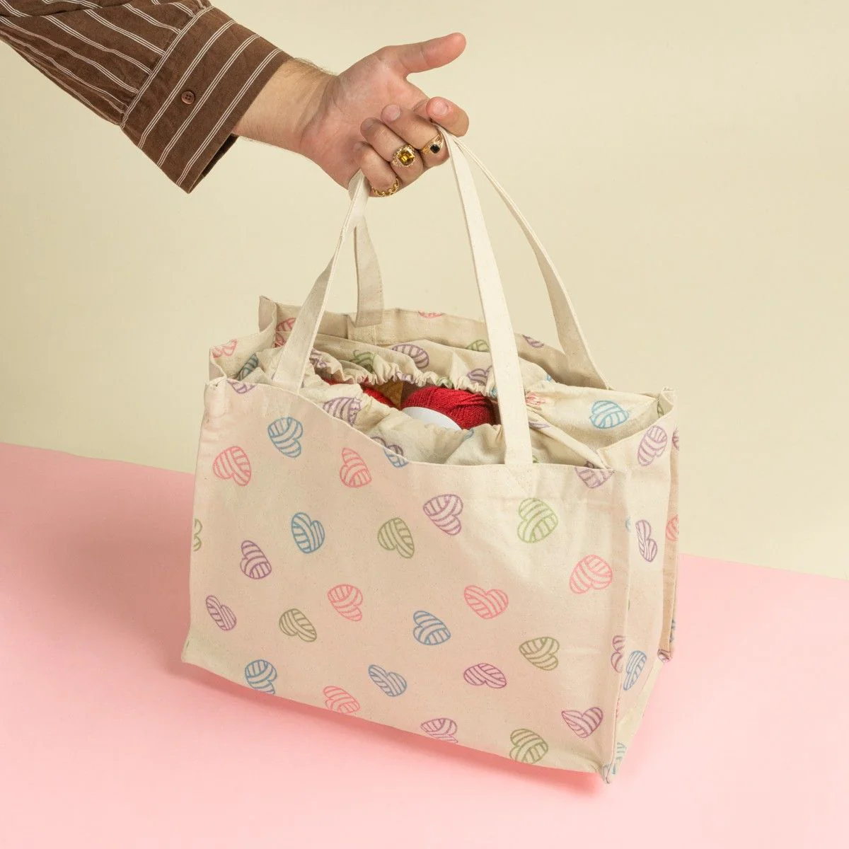 Canvas Shopper nyörikiristyksellä - Image 5