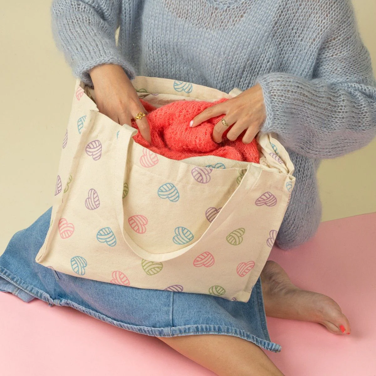 Canvas Shopper nyörikiristyksellä - Image 6