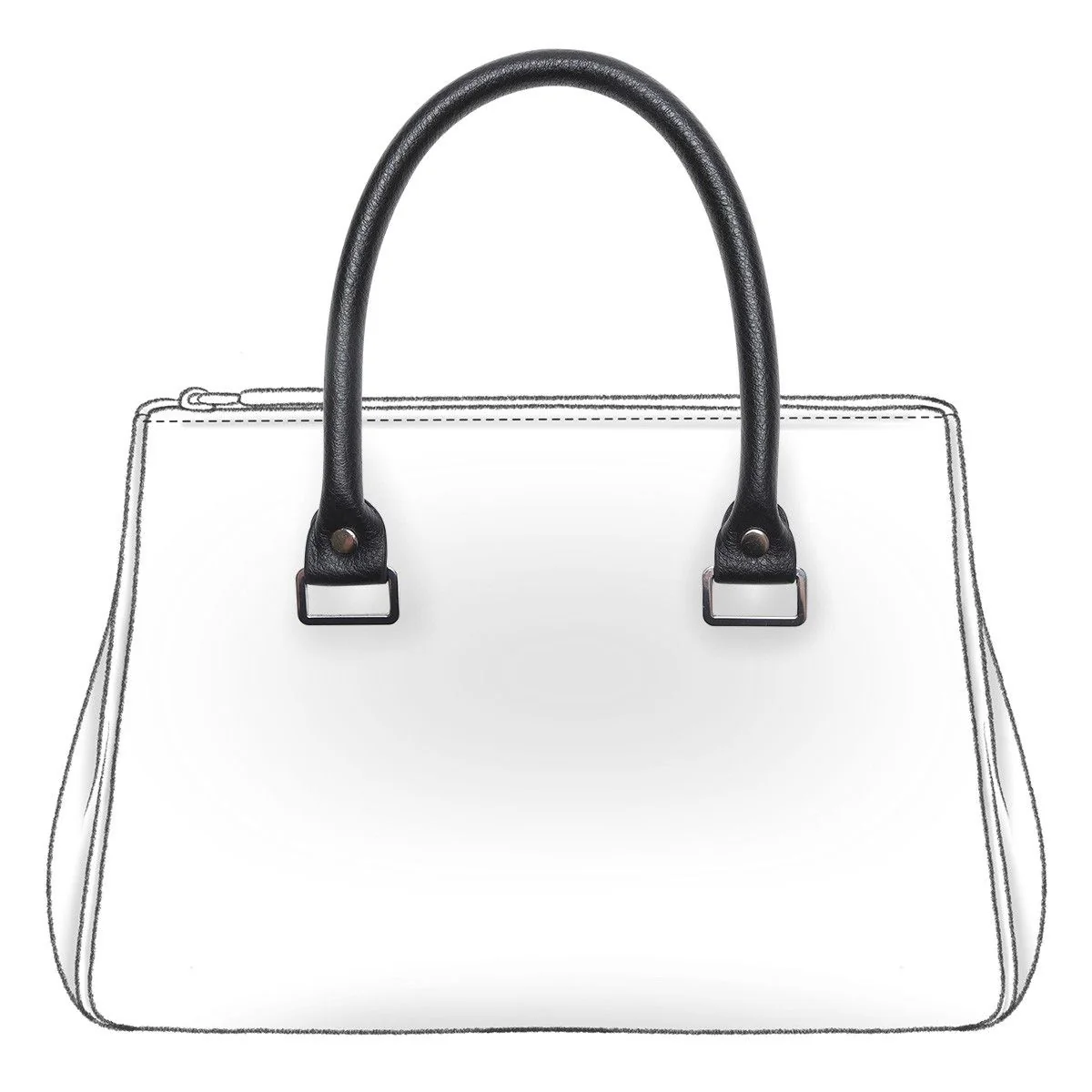 Ommeltava laukun hihna - 42 cm - Soljilla - Image 2