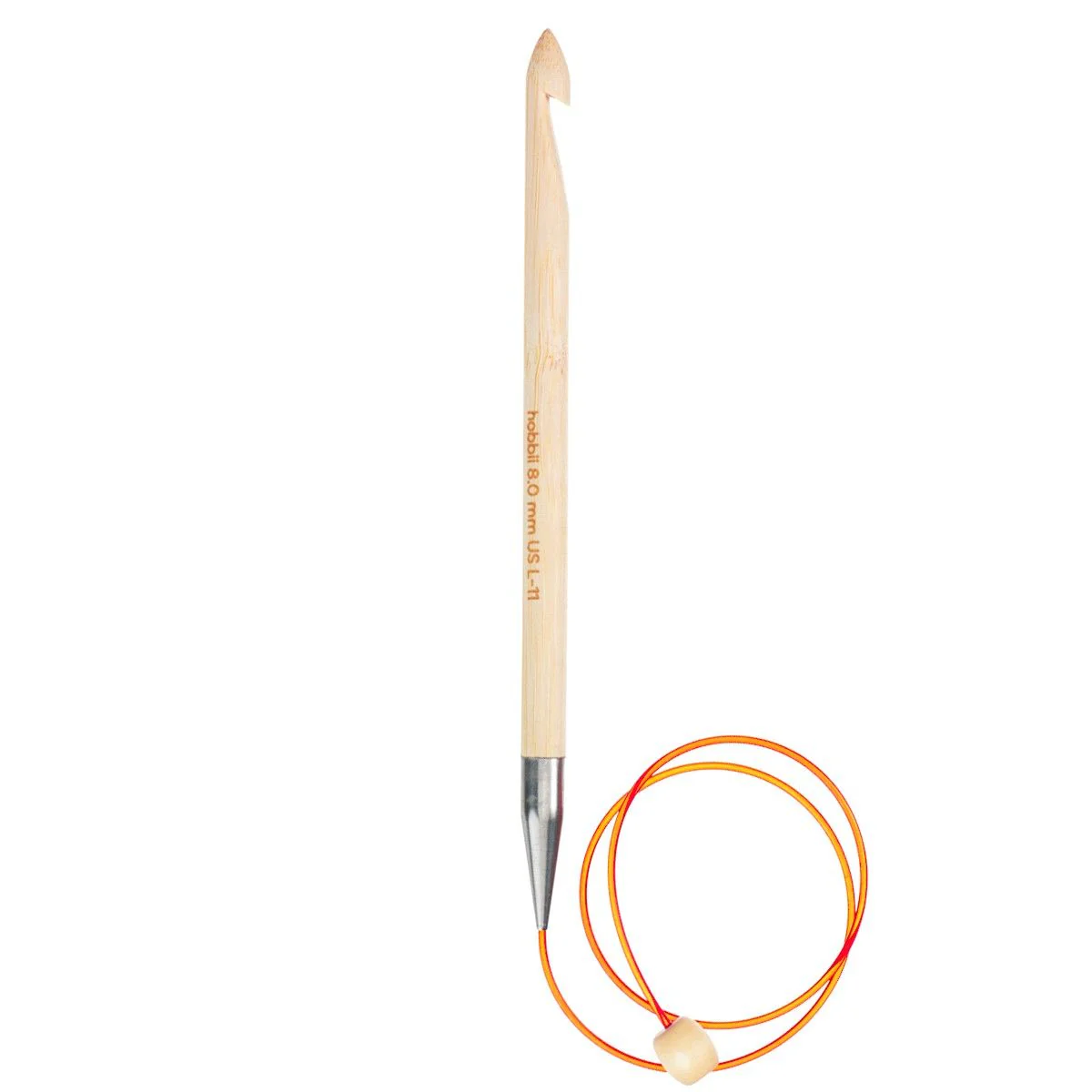 Bambus Tunisialainen Virkkuukoukku Kaapelilla - 50 cm - Image 12