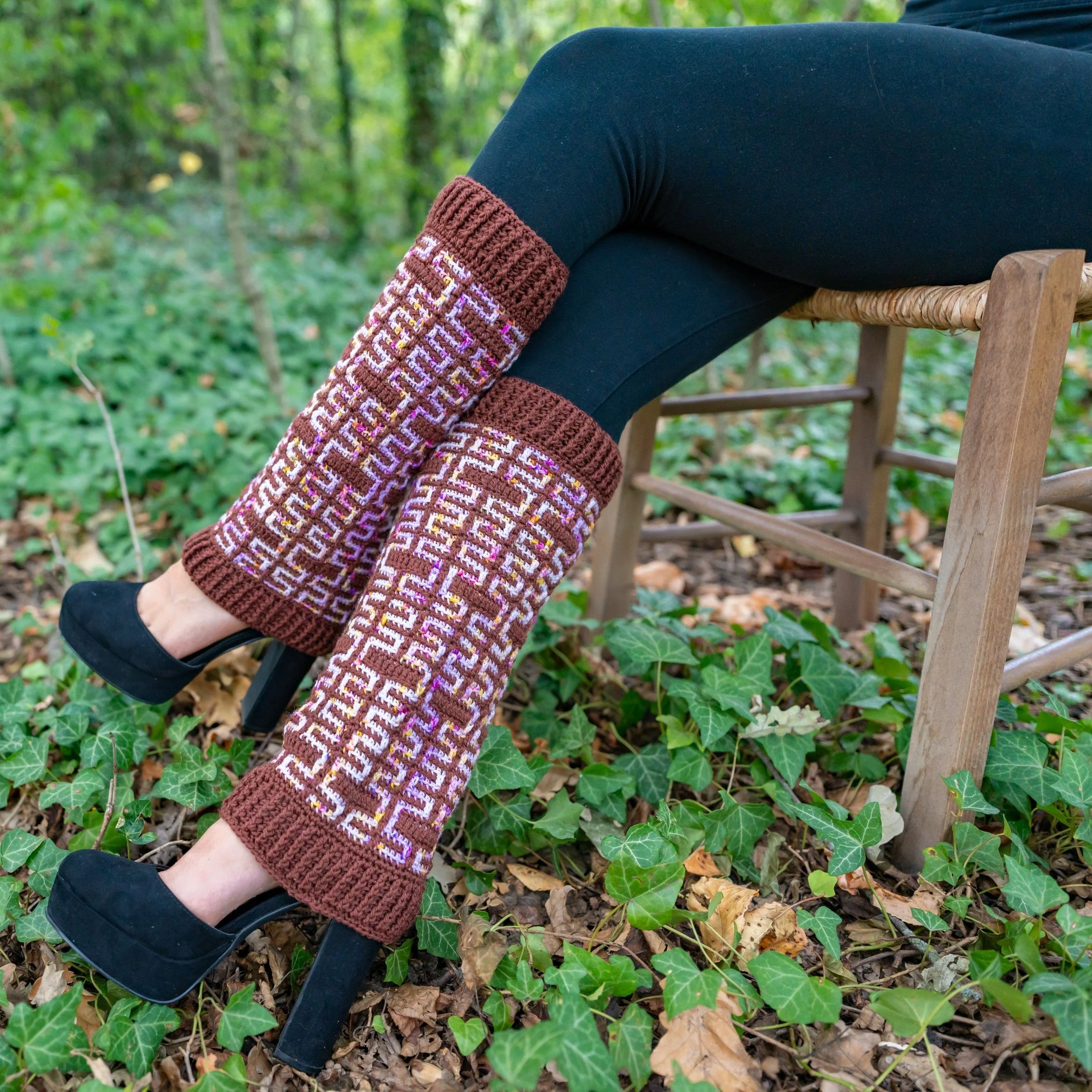 Twisted Maze - Leg Warmers - Image 3