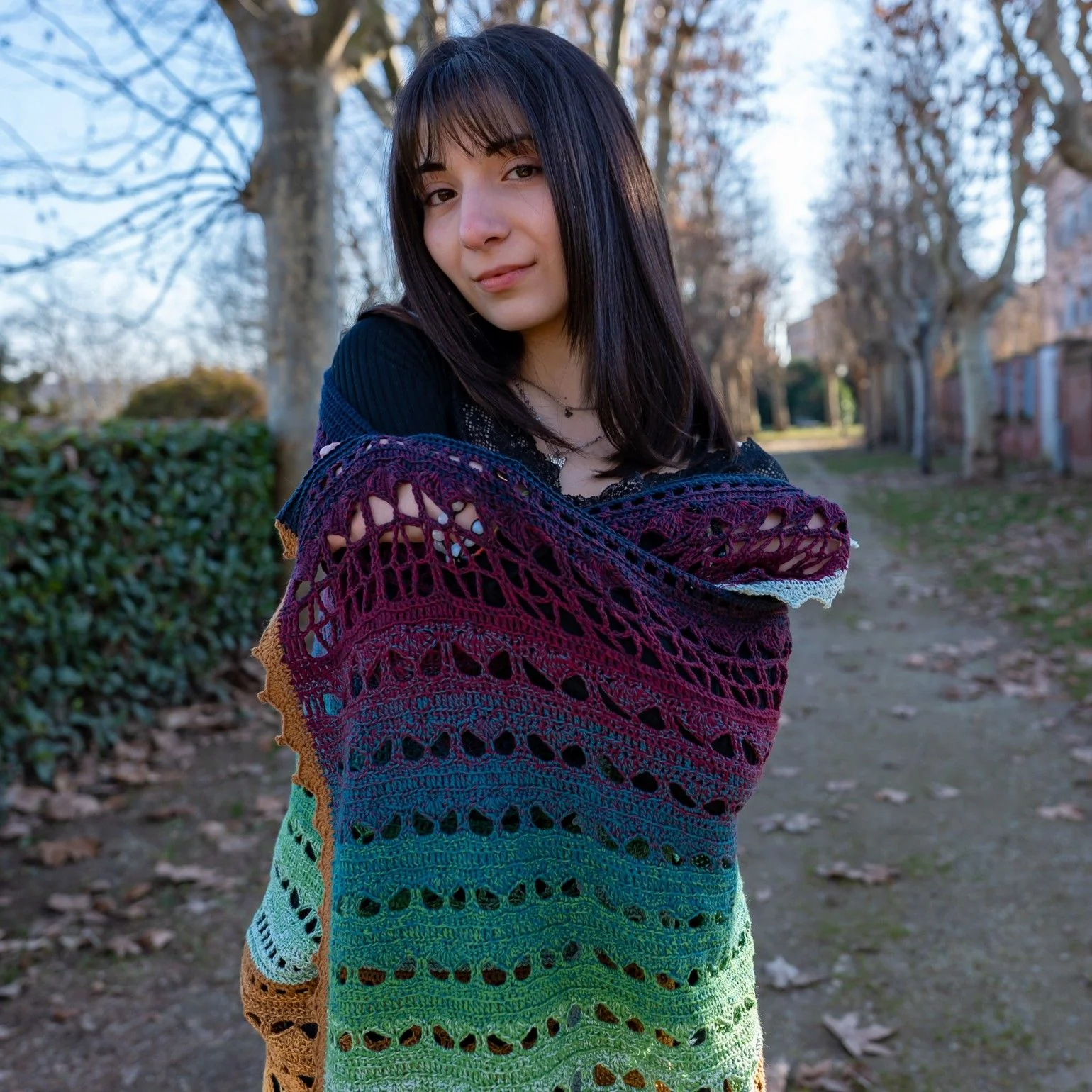 Starlit Forest - Shawl - Image 2