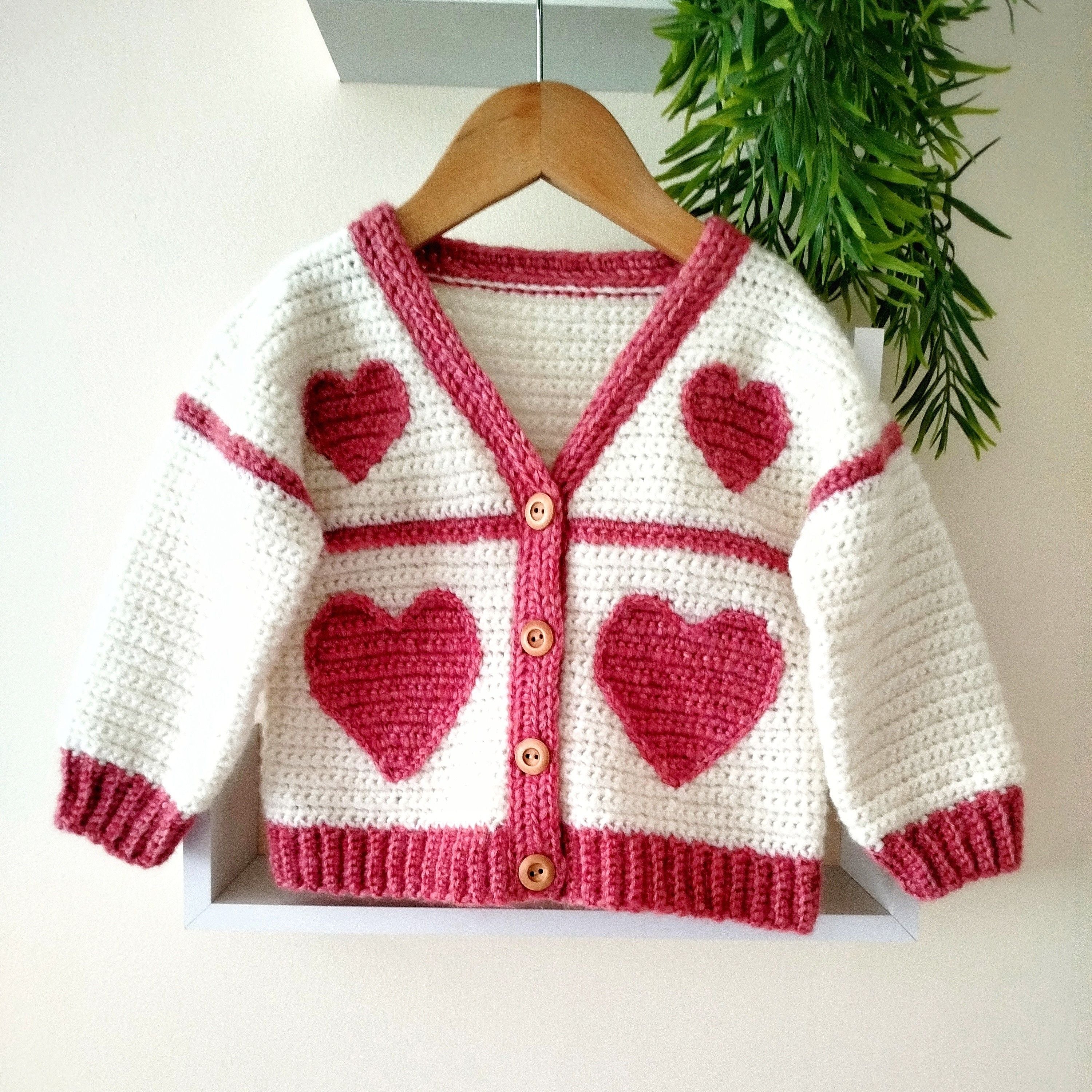 Sweet Heart - Children’s Cardigan