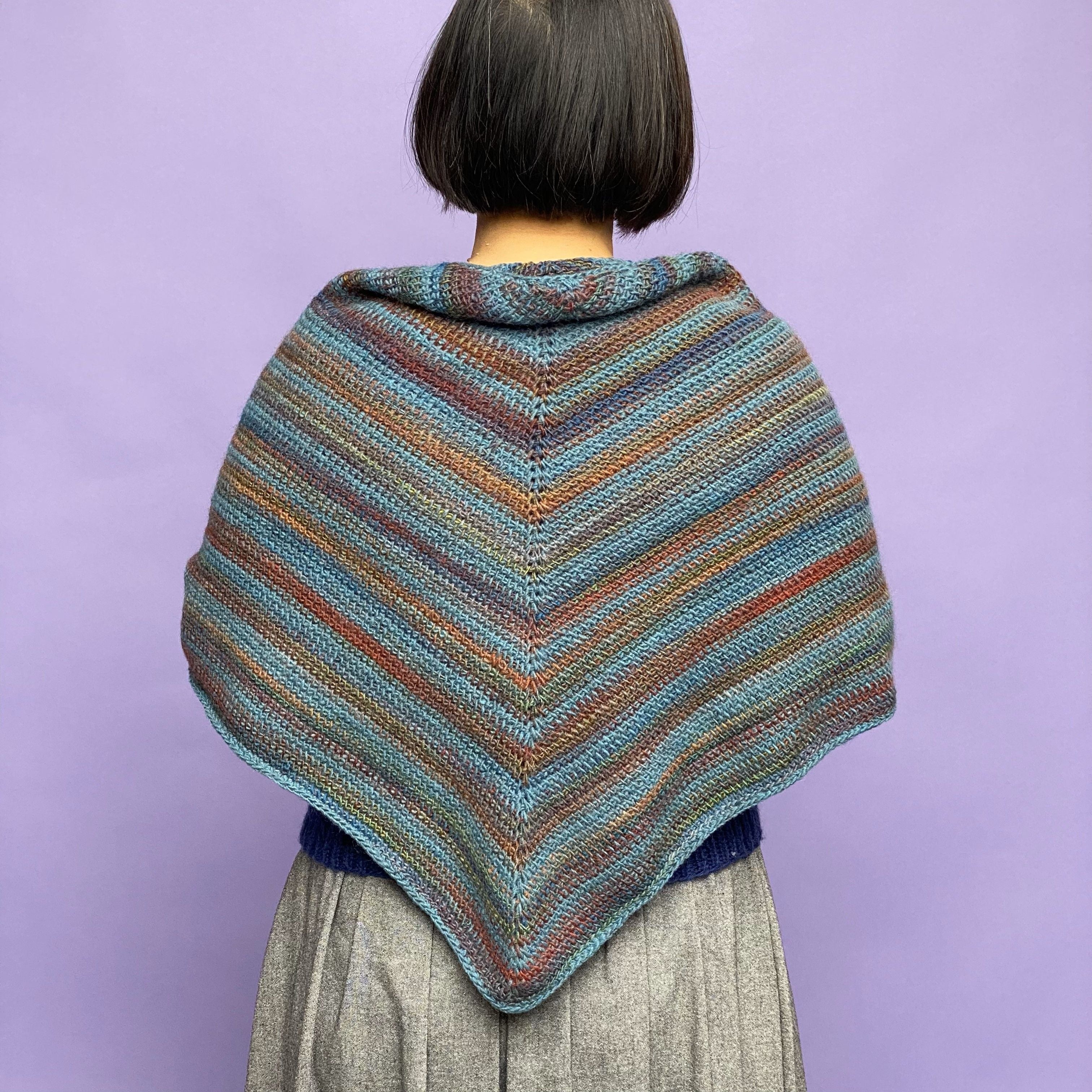 Jasmin - Tunisian Crochet Shawl