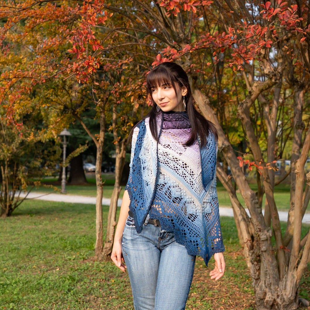 Frozen Iris - Shawl - Image 13