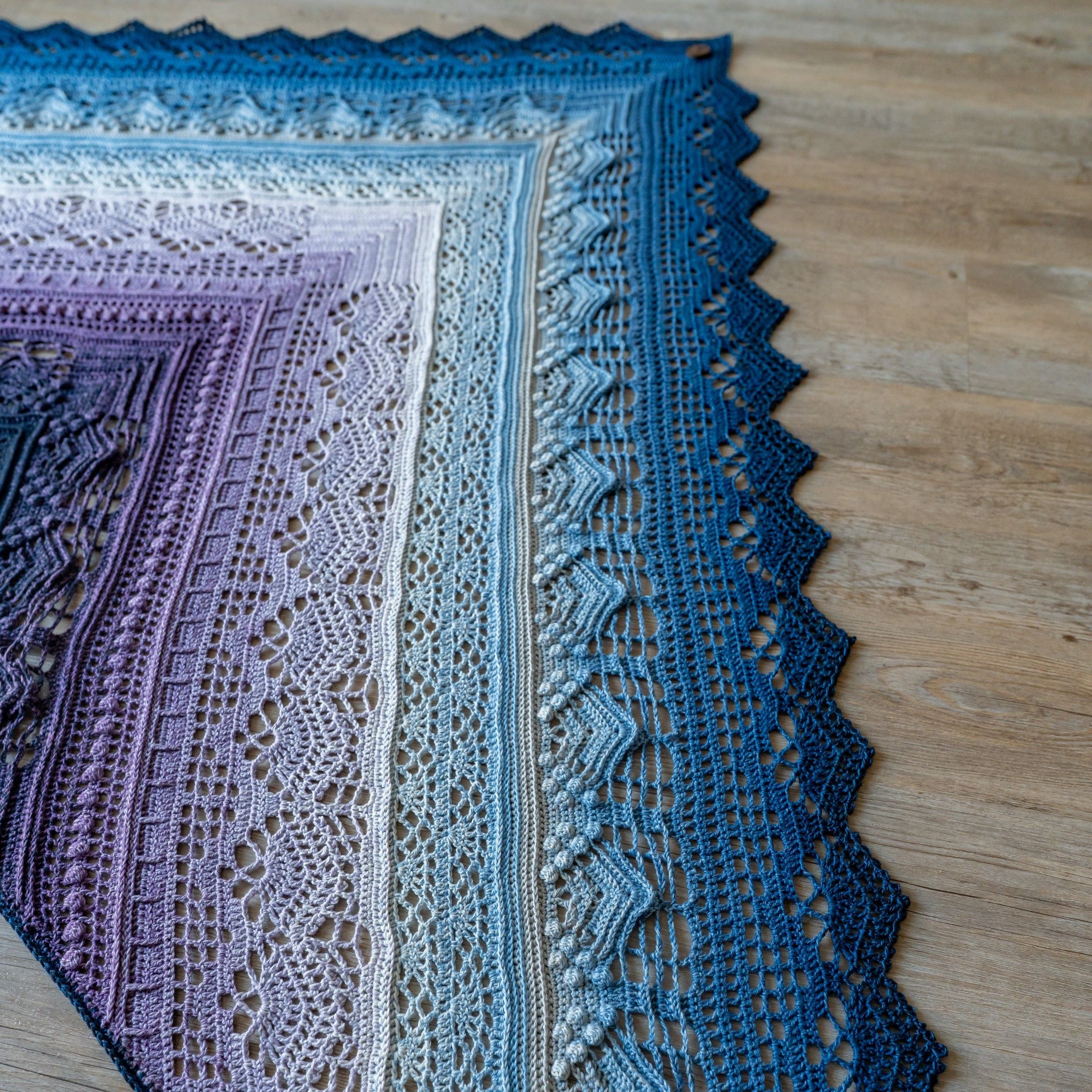Frozen Iris - Shawl - Image 4