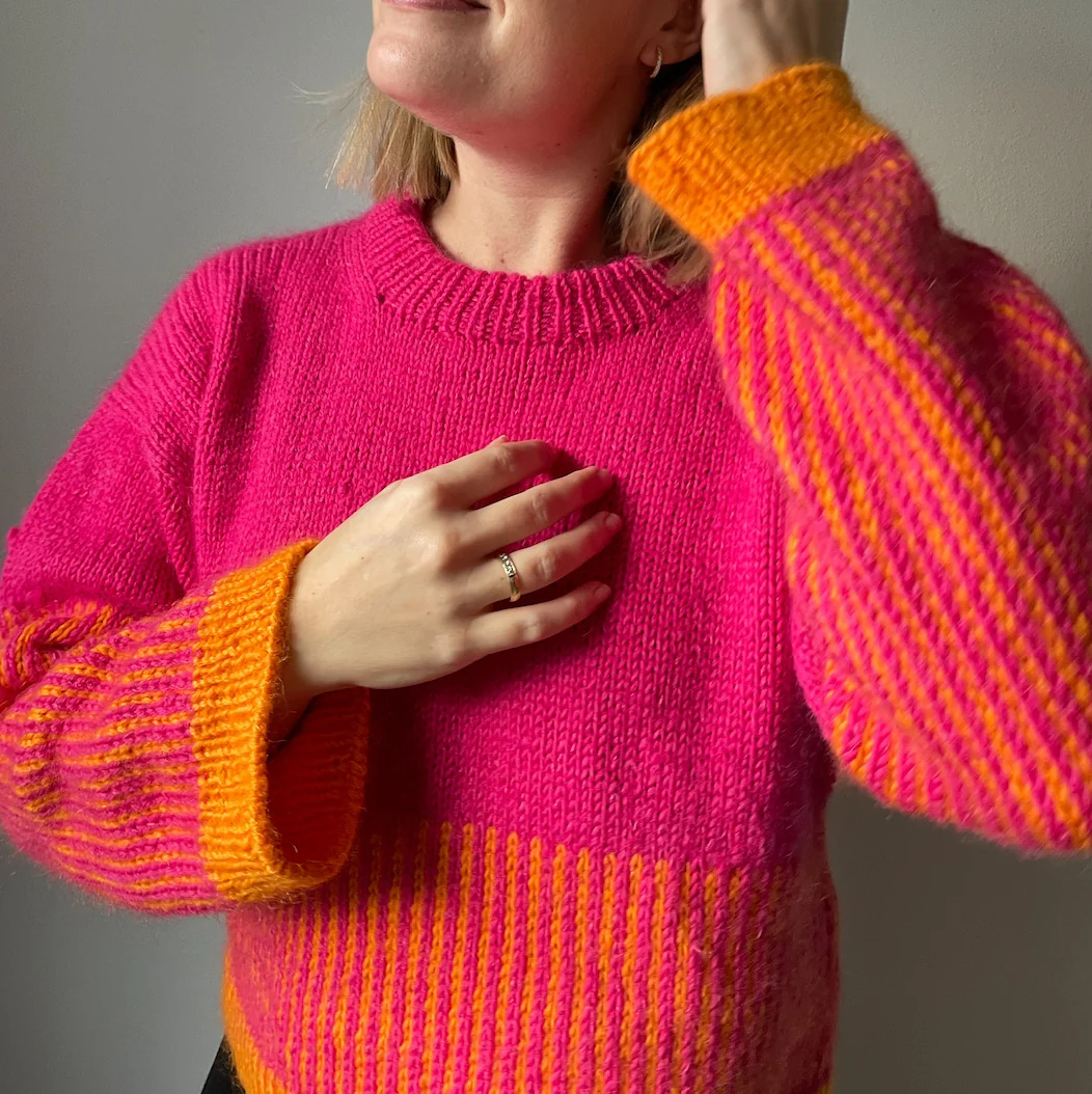 Easy Colour Mix Sweater - Image 2